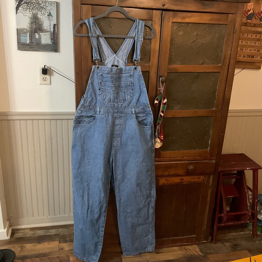 Vintage NY Jeans New York & Company Overalls L